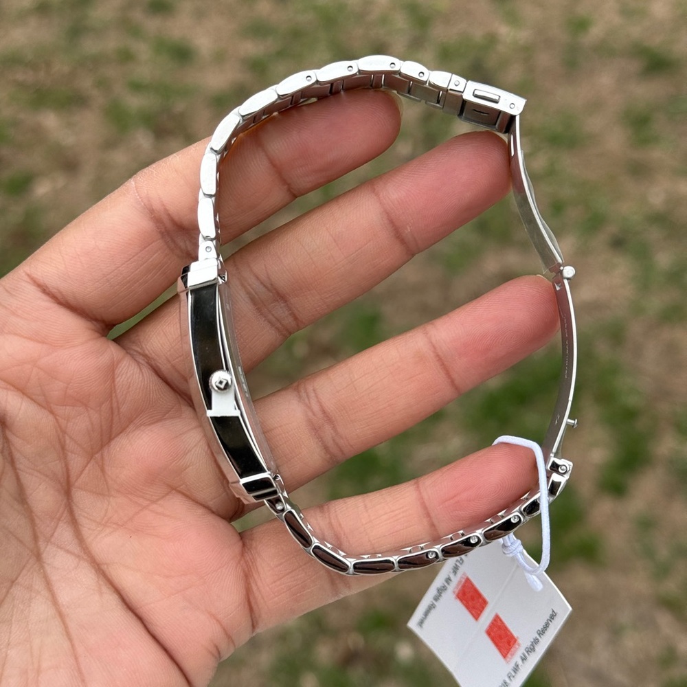 Bulova Frank Lloyd Silver Rectangular Bracelet Wa… - image 11